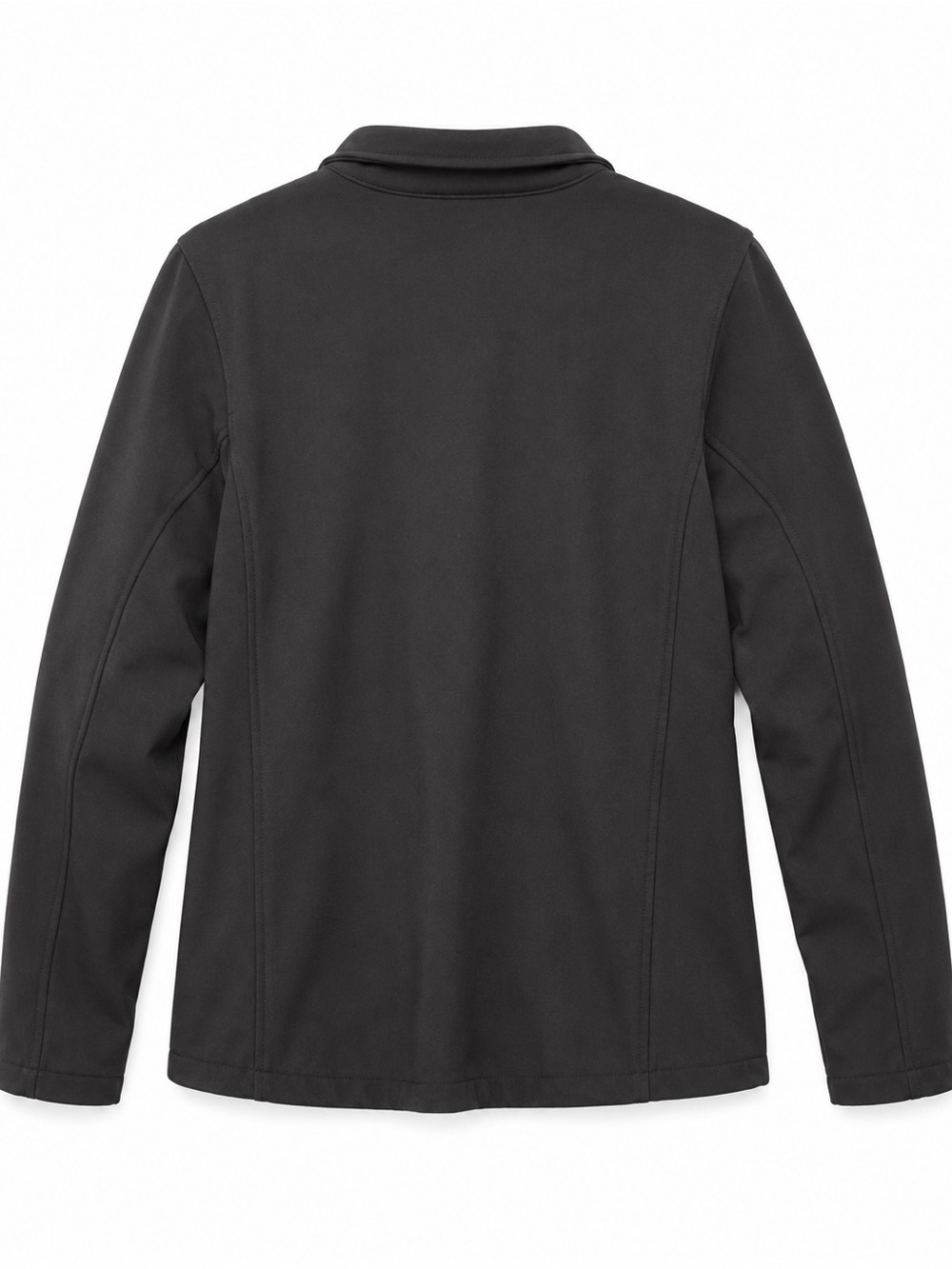 Free Tech Black Softshell Jacket Mens 2XL Full Zip Lightweight Coat - Picture 4 of 5